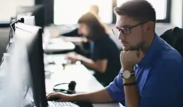 Man at Computer